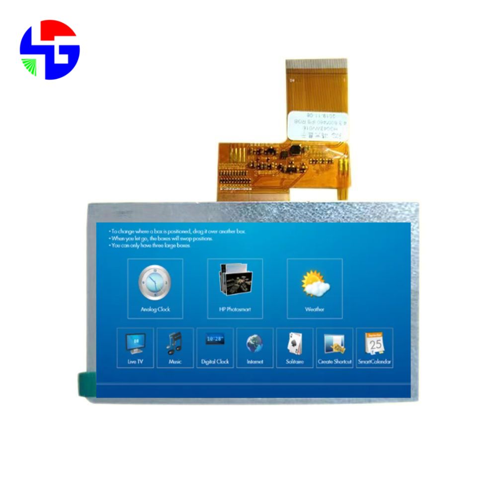 4.3 inch TFT LCD, RGB, IPS, 800x480, Portable Display