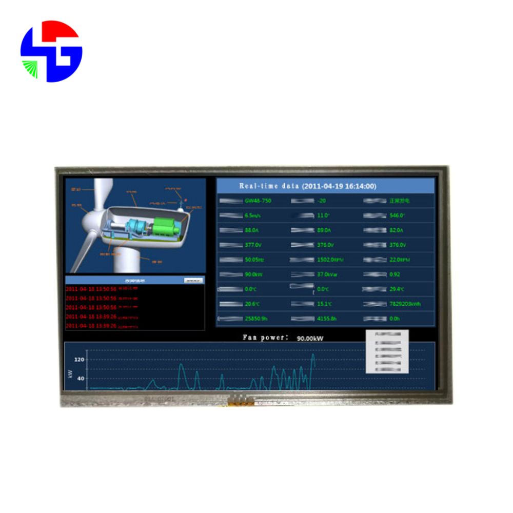 7.0 inch TFT LCM, Standard Displat, Resistive Touchscreen, 800x480, RGB Interface (1)
