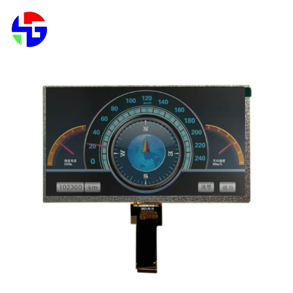 9.0 inch LCD Monitor, LVDS, TN, High Resolution, 1024x600 Pixels (2)