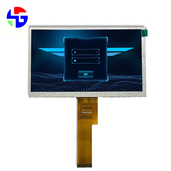 7.0 inch TFT LCD Display, LVDS, IPS, 1024x600, 500 Brightness (1)