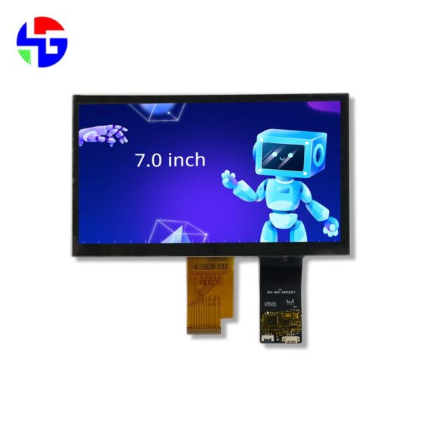 7.0 inch TFT LCD Module, IPS Display, LVDS, 1024x600, Touchscreen (3)