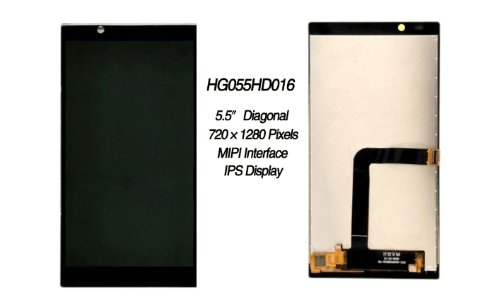 5.5 inch TFT LCD, MIPI, IPS, 720x1280, Custom Display