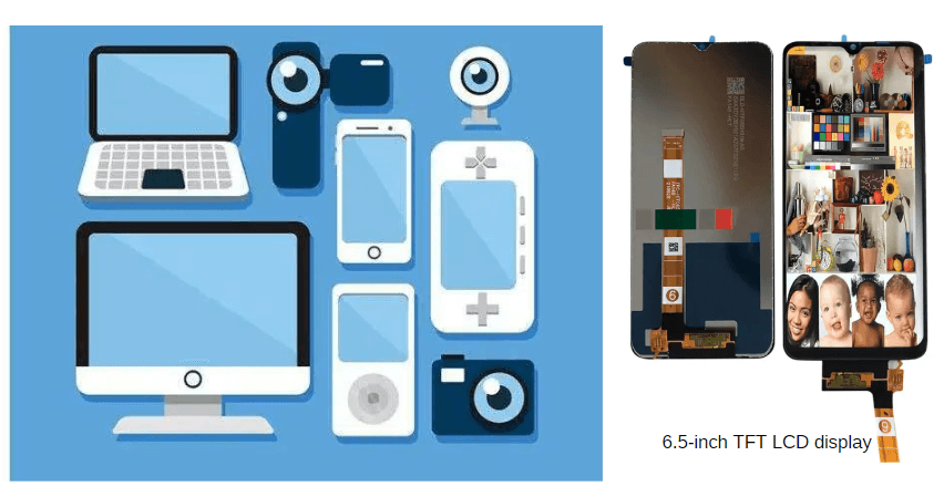 Consumer electronics LCD displays