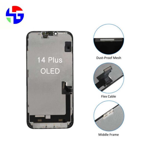 6.7 inch High-end OLED display for iPhone 14 Plus OLED In cell screen Replacement (4)