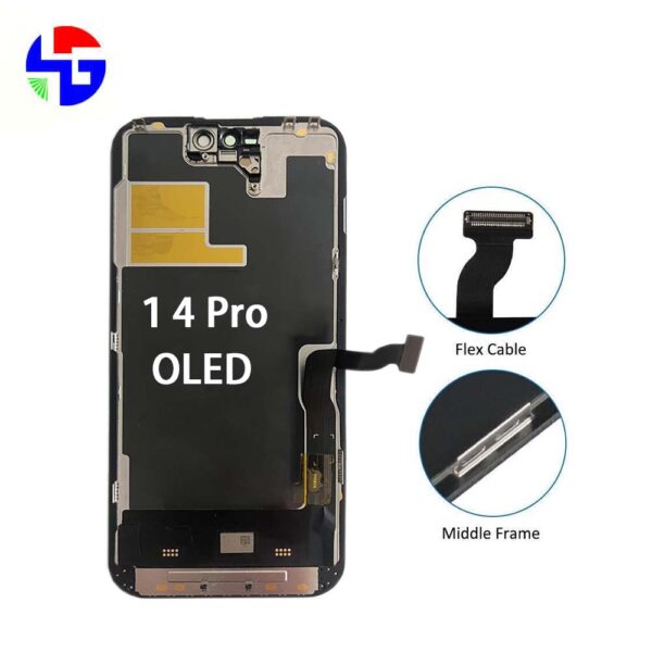 Soft OLED For iPhone 14 Pro Display Touch Screen Replacement Assembly (1)