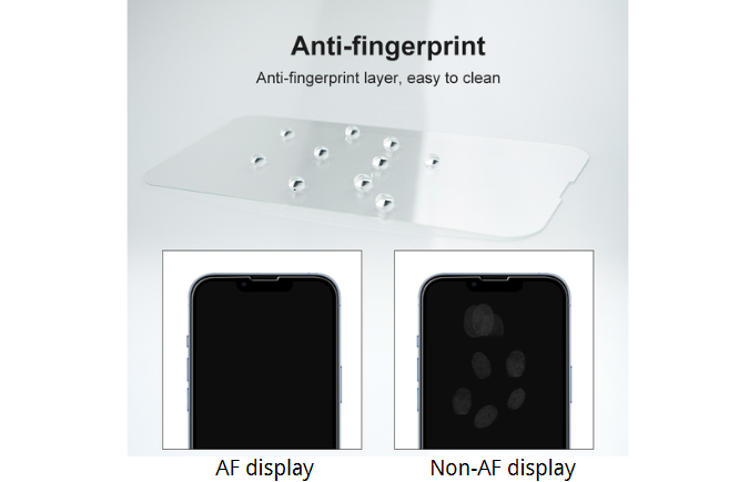 Anti-Fingerprint Display vs. Non Anti-Fingerprint Display