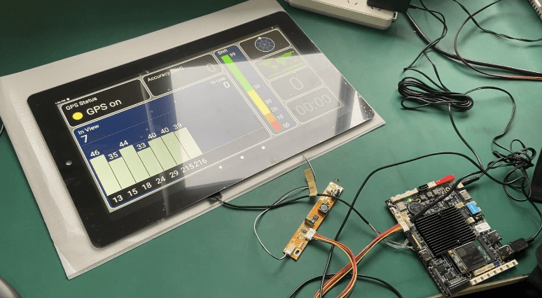 How to connect a TFT LCD display to the motherboard?