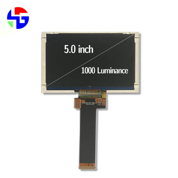 5.0 inch TFT LCD Module, High Luminance, 1000 cdm2, 800x480 Pixels (1)