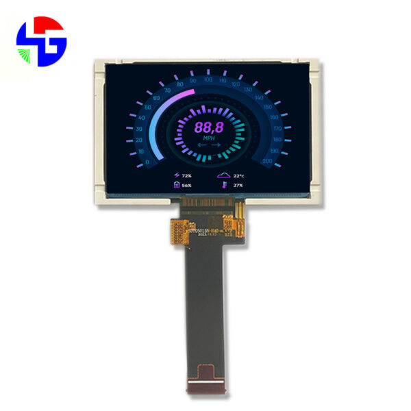 5.0 inch TFT LCD Panel, 1000 Luminance, 800x480, LVDS Interface (2)