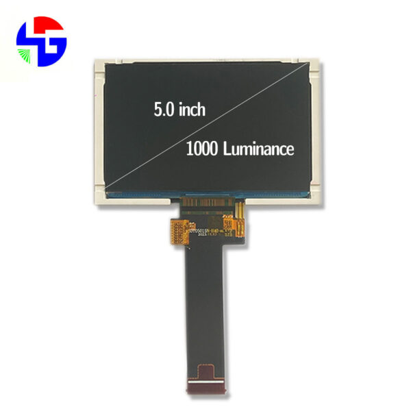 5.0 inch TFT LCD Panel, 1000 Luminance, 800x480, LVDS Interface (4)